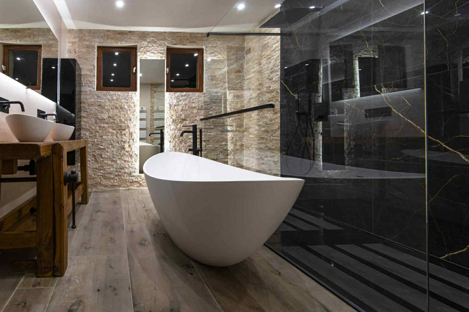 Rénovation salle de bain moderne